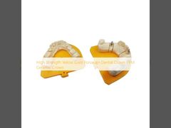 High Strength Yellow Gold Porcelain Dental Crown PFM Ceramic Crown