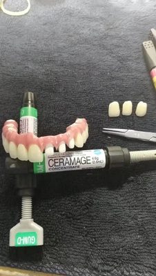 Resin-Based CAD-CAM Fixed Removable Bridge Aesthetics Restoration