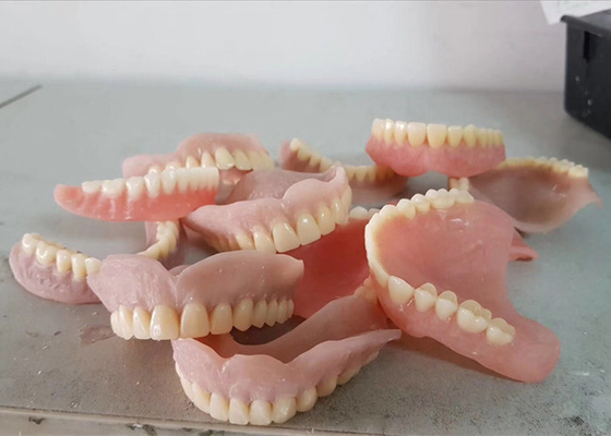 Smooth Surface Rubber OEM Denture Dental Lab Digital Dental Models