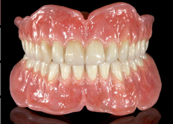 Flexible Rubber Removable Dental Crown Partial Denture Easy Maintain