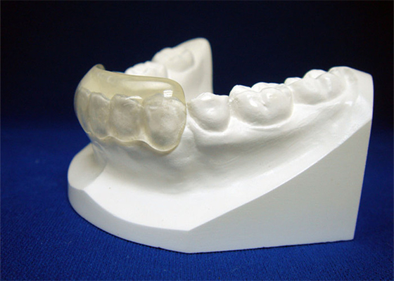 Durable White Rubber Dental Functional Appliance Stain Resistant