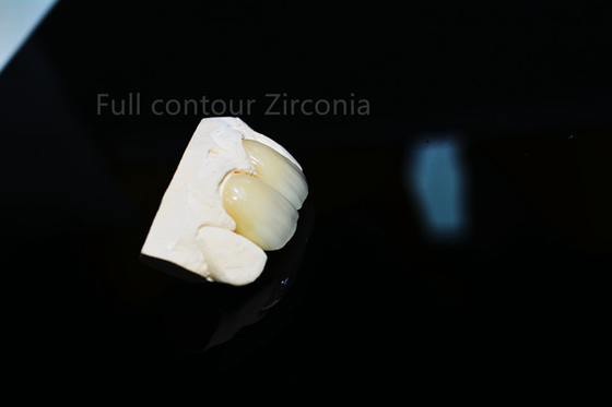 Durable Full Ceramic Zirconia Crown Thin Beautiful Custom Shape